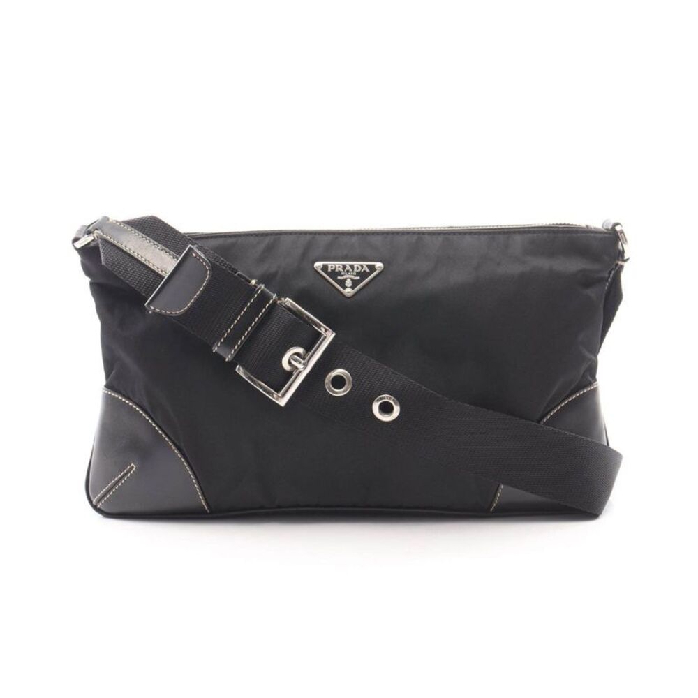 Prada TESSUTO LIGHT nylon leather shoulder bag